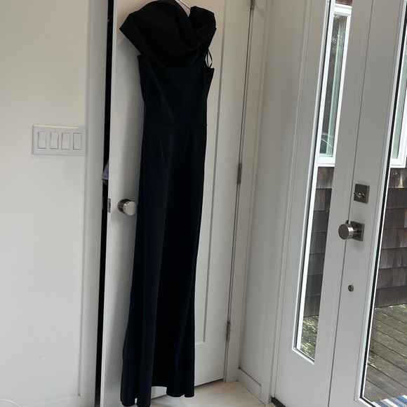 Chiara Boni La Petite Robe Black Long Ball Gown Evening Gown Made in Italy 46 10 - Picture 6 of 12